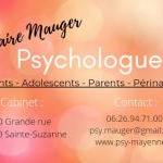 Prise de rendez-vous Psychologue MAUGER