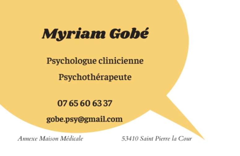 Psychologue GOBE MYRIAM